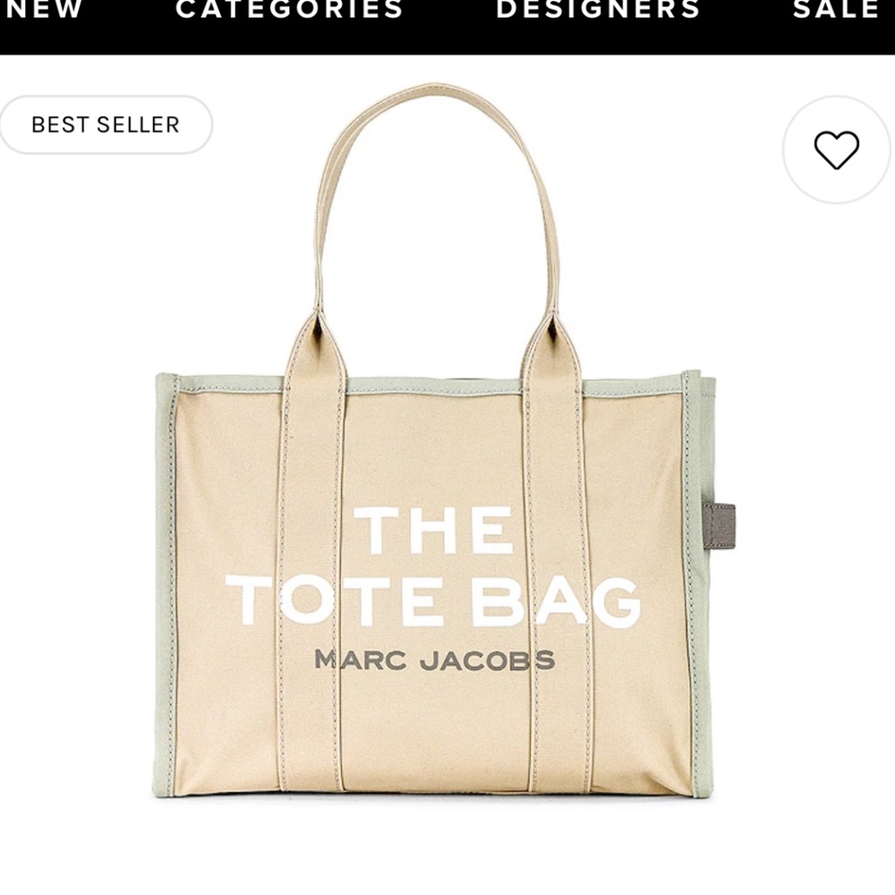 Marc Jacobs The Colorblock Tote Bag Large Canvas Tote
